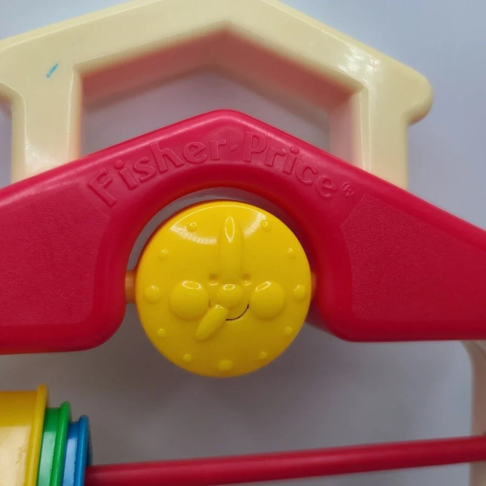 Fisher Price Discovery Beads School Vintage Toy #1062 Travel Size Nesting Cups